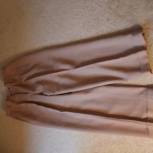 Adrienne Vittadini Tan Wide Leg Pants